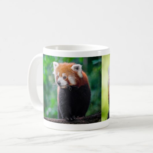 Red Panda Kaffeetasse (Vorderseite Links)