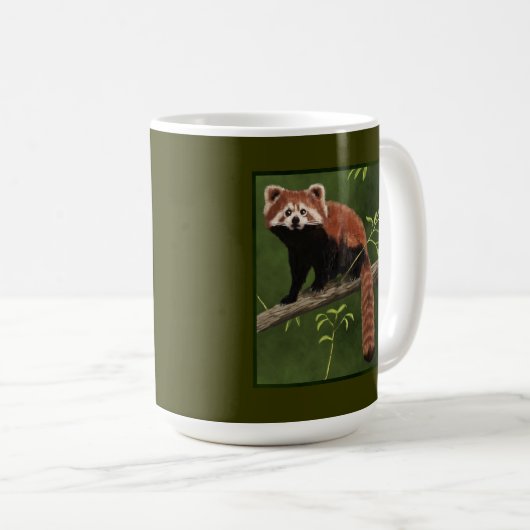 Red Panda Kaffeetasse (VorderseiteRechts)