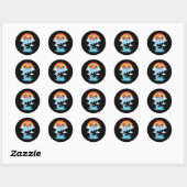 Red Panda Kawaii Red Panda Dolphin Red Panda Runder Aufkleber (Blatt)