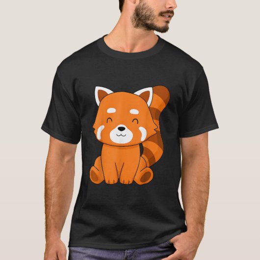 Red Panda Kawaii Red Panda Red Panda T-Shirt (Vorderseite)