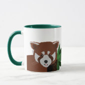Red Panda Keramik Tasse (Links)