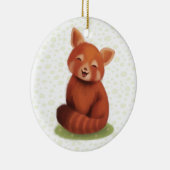Red Panda Keramikornament (Rechts)