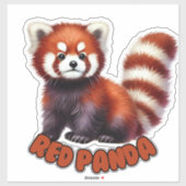 RED PANDA - KINDERZIMMER STICKER (Blatt)