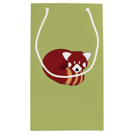 Red Panda Kleine Geschenktüte (Rückseite)