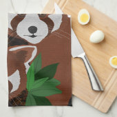 Red Panda Küchentuch (Viertel Falte)