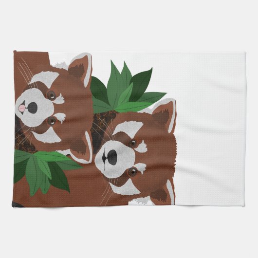 Red Panda Küchentuch (Horizontal)