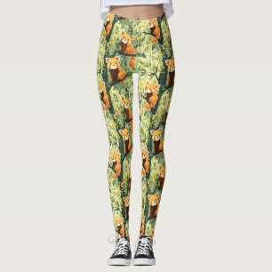 Red Panda Leggings