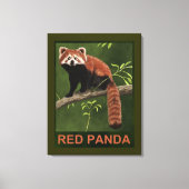 Red Panda Leinwanddruck (Vorderseite)