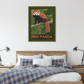 Red Panda Leinwanddruck (Insitu (Schlafzimmer))
