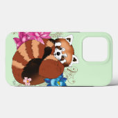 Red Panda Lotus Blume Henna Case-Mate iPhone Hülle (Rückseite (Horizontal))