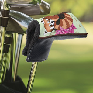 Red Panda Lotus Blume Henna Golf Headcover