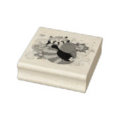 Red Panda Lotus Blume Henna Gummistempel (Stempel)