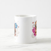 Red Panda Lotus Blume Henna Kaffeetasse (Mittel)