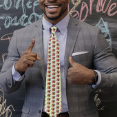 Red Panda Lotus Blume Henna Krawatte