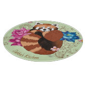 Red Panda Lotus Blume Henna Schneidebrett (Ecke)
