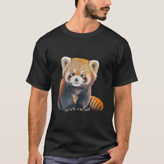 Red Panda Love Easily Distracted By Red Pandas T-Shirt (Vorderseite)
