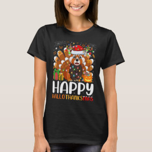 Red Panda Lover Halloween Weihnachtsfest Hallotha T-Shirt