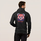 Red Panda Lover Hoodie (Schwarz voll)