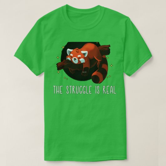 Red Panda Lover Shirt2 T-Shirt (Design vorne)