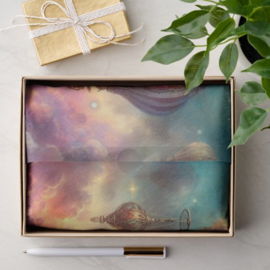 Red Panda Mechanical Wonderland Flight Decoupage Seidenpapier (Geschenk)