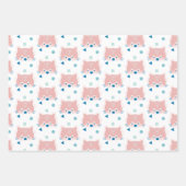 Red Panda mit Maskenmuster Geschenkpapier Set (Vorderseite 2)