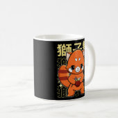 Red Panda mit Ra Kaffeetasse (VorderseiteRechts)