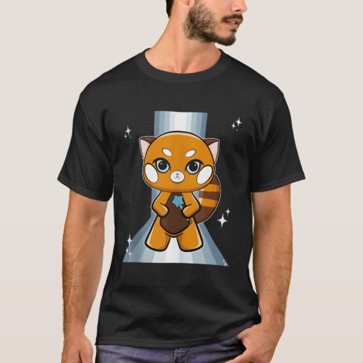 Red Panda mit Scepter T-Shirt (Vorderseite)