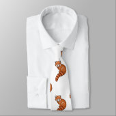 Red Panda Neck Tie Krawatte (Gebunden)