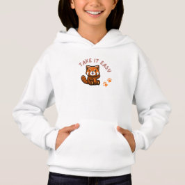 Red Panda nehmen Sie einfach Hoodie