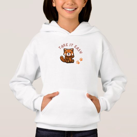 Red Panda nehmen Sie einfach Hoodie (Vorderseite)