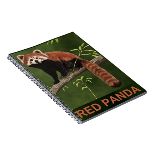 Red Panda Notizblock (Rechte Seite)