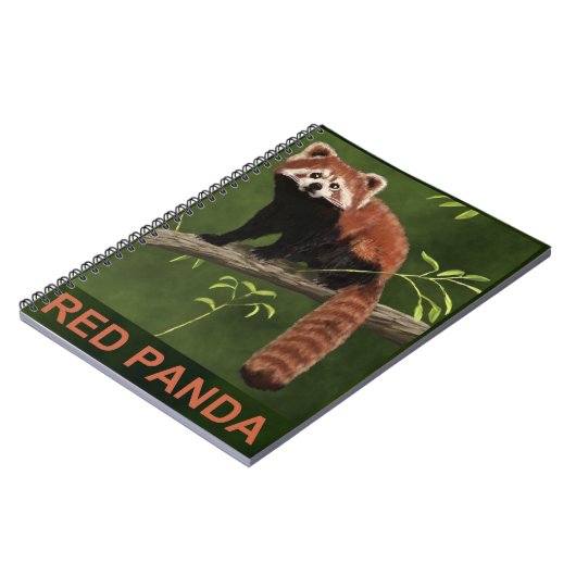 Red Panda Notizblock (Linke Seite)