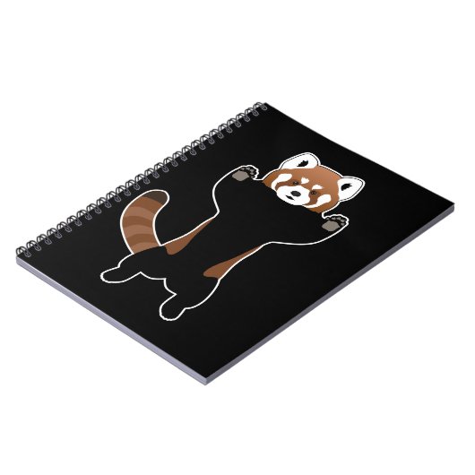 Red Panda Notizblock (Linke Seite)
