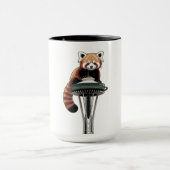 Red Panda on Seattle Space Needle Tasse (Zentrum)