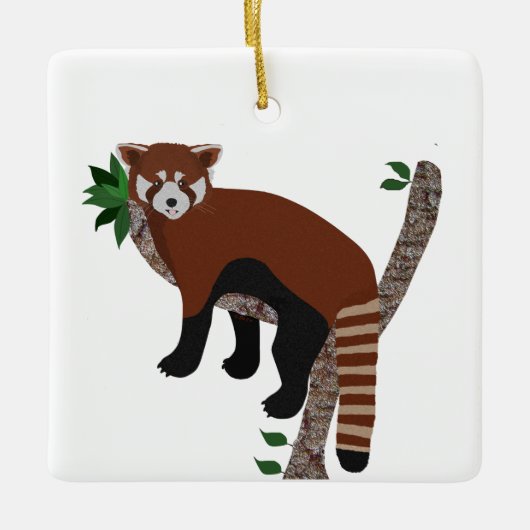 Red Panda Ornament (Vorderseite)