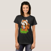 Red Panda Osterei T-Shirt (Vorne ganz)