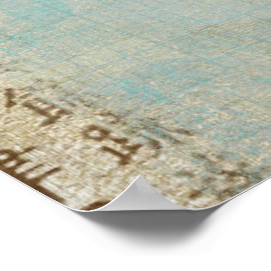 Red Panda & Owl Art Poster (Ecke)