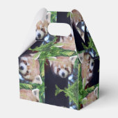 Red Panda Pattern Geschenkschachtel (Rückseite)