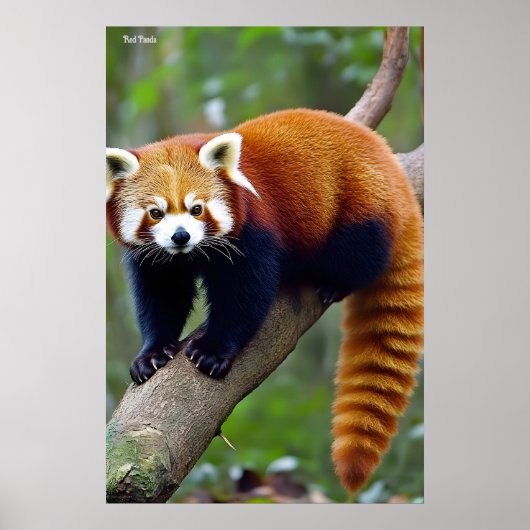 Red Panda Poster (Vorne)