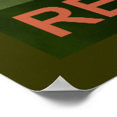 Red Panda Poster (Ecke)