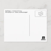 Red Panda Postkarte (Rückseite)