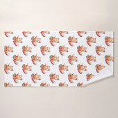 Red Panda Ramen Bath Handtuch Badehandtuch (Badehandtuch)