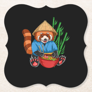 Red Panda Ramen Cook Männer Frauen Kinder Ramen Ge Untersetzer