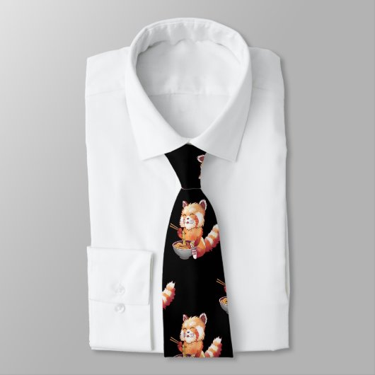 Red Panda Ramen Krawatte (Gebunden)