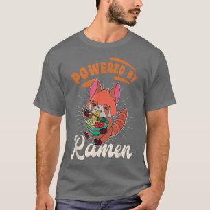Red Panda Ramen Noodle Japan Cuisine Japanisch Asi T-Shirt