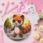 Red Panda Rides Pappteller (Party)