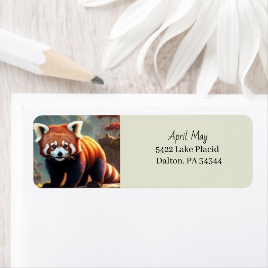 Red Panda Rücksendeadresse (Insitu)