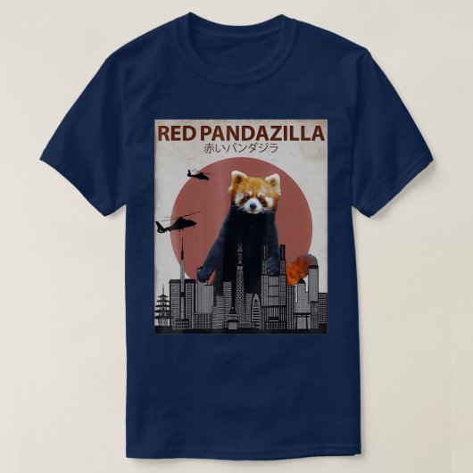 Red Panda S T-Shirt (Design vorne)