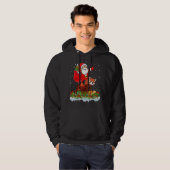 Red Panda  Santa Riding Red Panda Christmas Hoodie (Vorne ganz)