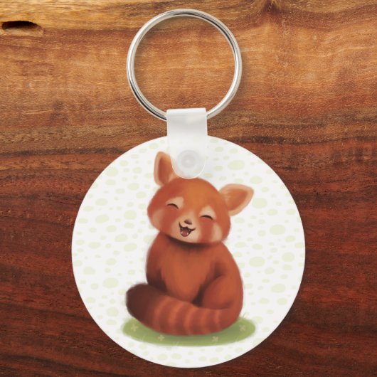 Red Panda Schlüsselanhänger (Vorderseite)